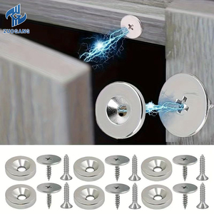 ZUO GANG Loquet de porte d'armoire en <span class=keywords><strong>métal</strong></span> magnétique <span class=keywords><strong>à</strong></span> pousser pour ouvrir pour la chambre <span class=keywords><strong>à</strong></span> coucher et l'usage domestique - Product Image 3