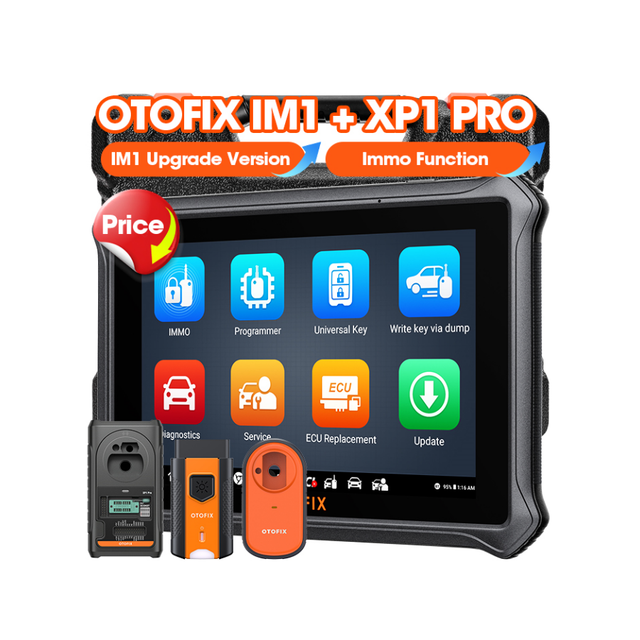 Otofix IM1 XP1 PRO Smart Test Car Keys Pro Key Programming OBD2 Immo Diagnostic Remote Programmer Machine All Cars Including