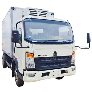 <span class=keywords><strong>Camion</strong></span> frigorifique HOWO 4,2 m à conduite à droite pour le transport de poisson, viande, crème glacée, fourgon frigorifique 5 tonnes RHD - Product Image 1
