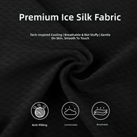 Cache-cou ouvert WRELS UPF50+ anti-UV, masque facial complet respirant avec boucles d'oreille, accessoires de course rafraîchissants