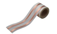 18AWG 2-adriges Reinkupfer Superflaches Selbstklebendes Wandmontiertes Audio- & Stromkabel