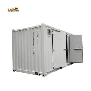 Contenedor de Almacenamiento de Mercancías Peligrosas Personalizado de 20 pies, Doble Puerta, con Estantes Interiores y Luces LED - Product Image 4