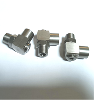 Junta Giratoria de 90 Grados de Acero Inoxidable 304 316 con Cono de Sellado para Enfriamiento de Moldes, Utilizada para Jardinería
