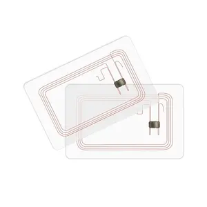 Impresión personalizada 13,56 MHz NFC NTAG 215 Mifare Classic 1K Desfire Ev2 Ultralight C HF RFID Tarjeta transparente