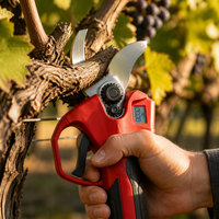 Sécateur de Vigne Électrique Sans Fil OLELON 30mm, Coupe-Vigne Sans Balais au Lithium avec Affichage Numérique, 0.65kg