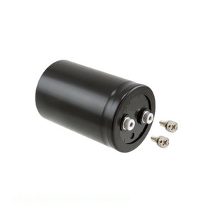 Condensador de Montaje en Chasis de Canal de Fabricante, Aluminio, 4700uF, 20%, 250V, SCREW 250LSQ4700MNB64X99 - Product Image 1