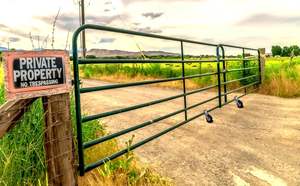 Usine personnalisée 6 "porte Support roue porte aide roue pour maillon de chaîne clôture porte battante - Product Image 5