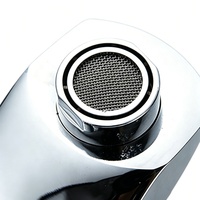 Robinet à capteur de mouvement à arrêt automatique HUICI au design moderne, à montage sur plan, pour la prévention des infections en milieu médical et de construction, monotrou