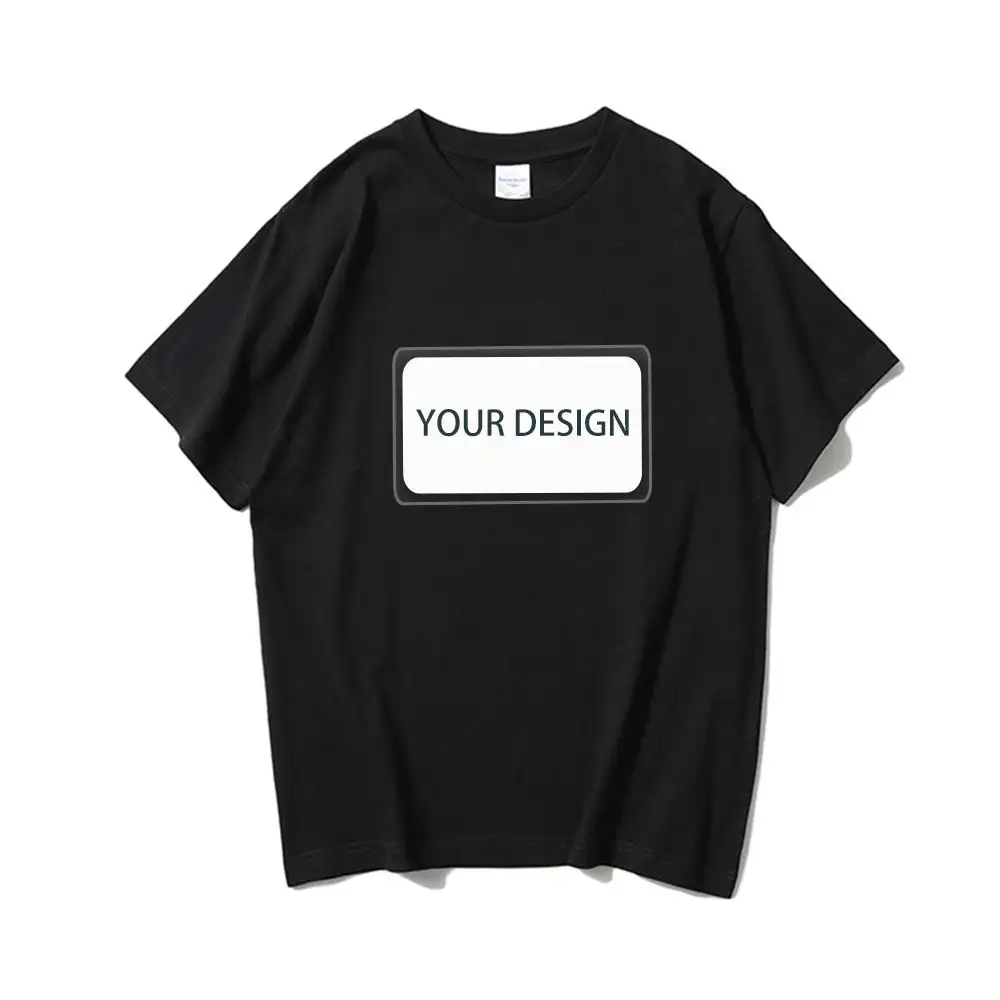 Wholesale T Shirt Printing Korean T-shirt Short Sleeve Soft Cotton T shirts With Logo