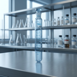 Cilindro Graduado de Vidrio Azul Boro 3.3, Tubo de Medición de Laboratorio Resistente a Químicos - Product Image 3