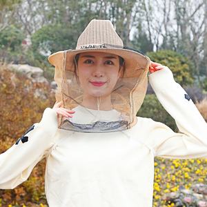 Chapeau de Cowboy outils d'apiculture épaissi Anti-abeille piqûre vêtements coton respirant pour usage agricole vente en gros fabricants <span class=keywords><strong>Spot</strong></span> - Product Image 3