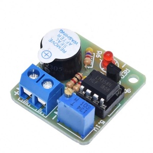 บอร์ดควบคุมการป้องกันการคายประจุเกินแบบมีเสียงและไฟแจ้งเตือน 12V LM358 พร้อมบัซเซอร์ ไม่มีระบบป้องกันแรงดันเกิน - Product Image 5