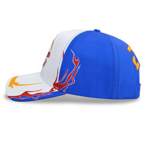 Casquettes personnalisées à 5 panneaux avec logo imprimé, casquettes personnalisées avec logo de feu, casquettes de baseball pour hommes, casquettes de sport de plein air - Product Image 5