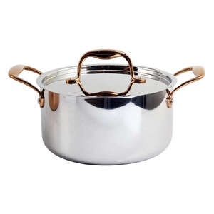 Stainless Steel Induction-Ready Tri-Ply Clad Stock <b>Pot</b> - Product Image 1