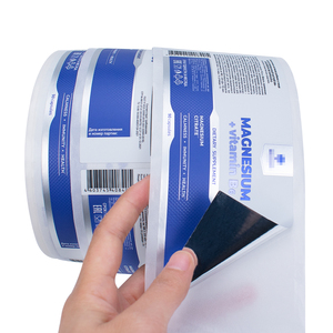 カスタムビタミンラベル 1200Dpi HD 高耐久 防水 粘着ラベル ビタミンC <span class=keywords><strong>D3</strong></span> サプリメント プライベートラベル用 - Product Image 3