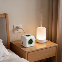 Multiprise Cube Française 4 Prises CA 2 Ports USB Charge Rapide Volet de Sécurité Certifié CE