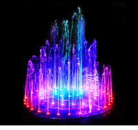 Fuente de Agua Musical Redonda Moderna de Fenlin Factory, Programable y Controlada, para Jardín Exterior