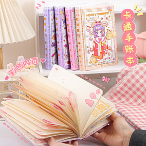 Cuadernos para escribir a mano, venta al por mayor, con dibujos animados, páginas coloridas, manual, <span class=keywords><strong>diario</strong></span> para estudiantes, 32K - Product Image 3