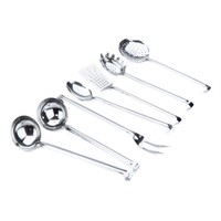 Tomatto Italiaans 6 cm Ergonomische Roestvrijstalen AISI 430 Soeplepel met gaten Vaatwasmachinebestendig Spiegelpolijsting Ecologisch 1mm