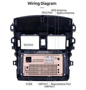 Reproductor Multimedia de Radio para coche Android 2.5D de <span class=keywords><strong>9</strong></span> pulgadas para Toyota Corolla E140/150 2008 2009 2010 2011 2012 2013 navegación GPS ESTÉREO - Product Image 3
