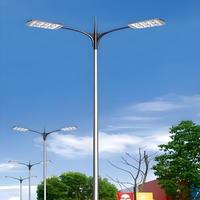Poteau électrique solaire avec lumière LED - Poteau d'éclairage public multifonctionnel pour usage extérieur