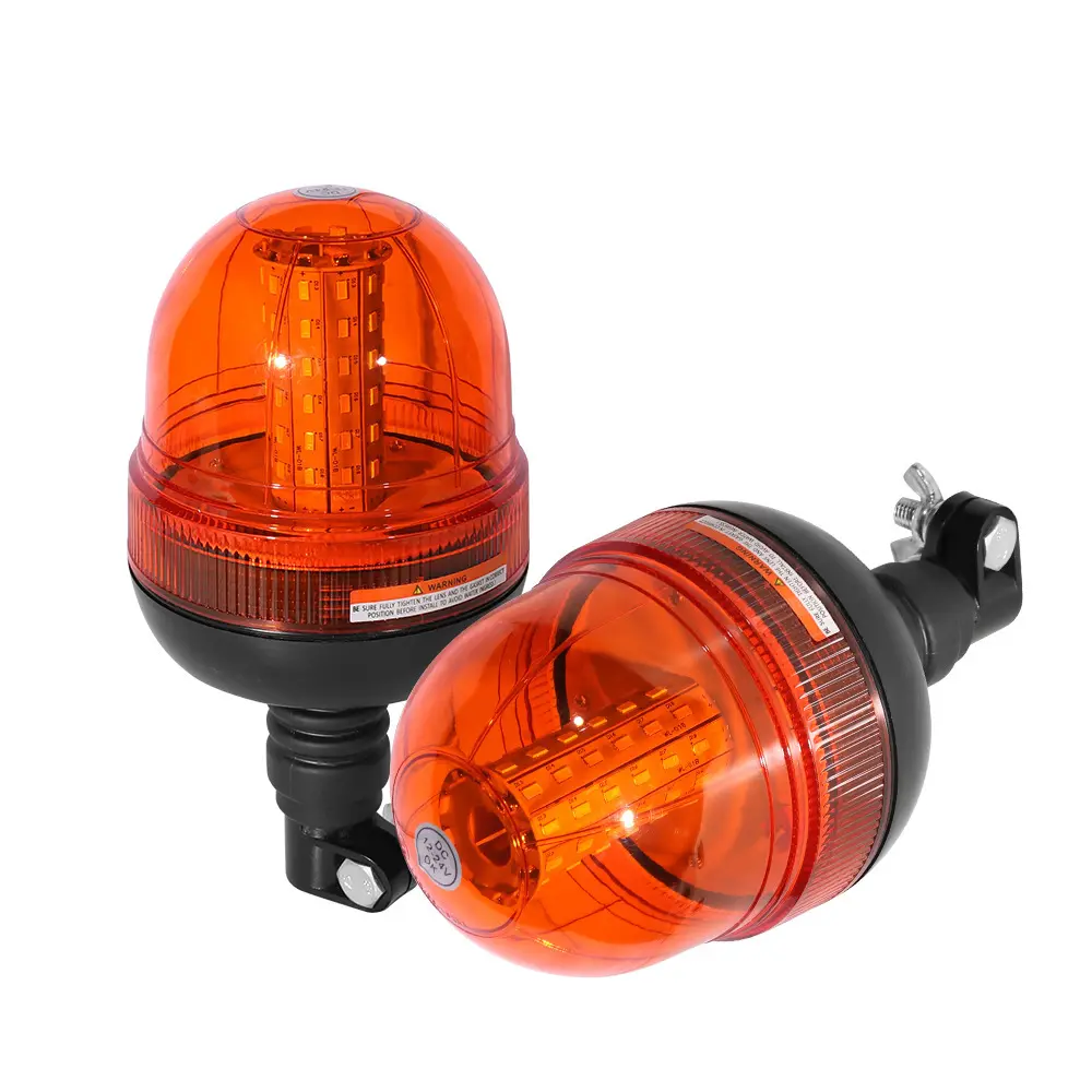 12V 24V Amber Waarschuwing Knipperende Truck Strobe Led Licht Utv Baken Licht Auto Led Strobe Licht Voor Landbouwtechniek Voertuig