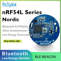 Baliza Bluetooth 6.0 de Bajo Consumo con Botón Programable Compatible con iBeacon/Eddystone