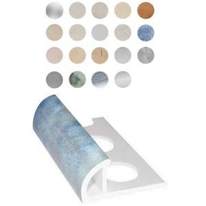 JOLLY Barre de 2.50 m en travertin gris 255c/101, profilé en H de 10 mm pour revêtement en marbre, outil de tournage - Product Image 2