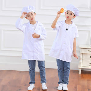 Conjunto de Ropa de Chef para Niños, Estudiantes de Primaria y Secundaria, para Aprender a Cocinar, Actividades de Trabajo como Camarero, 100% Poliéster, Personalizable - Product Image 4