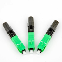 Connecteur rapide à fibre optique SC-APC à fibre optique monomode FTTH rapide SC de haute qualité pour la terminaison de champ de câble de dérivation FTTH