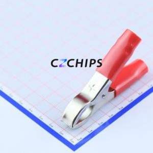 27.722.1 Banana Plug / Alligator Clip Connector ( Connector Type: Alligator Clip )( Rated Current: 30A )( Color: Red ) - Product Image 2