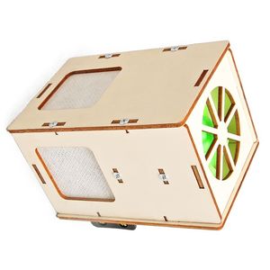 Kit de purificateur d'air DIY en bois OKYN-G5522 STEM pour enfants - Product Image 2