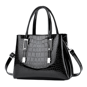 Bolso de Mano Moderno para Mujer, con Forro de PU, Doble Asa, Mini Bolso Geométrico con Cadena Decorativa, Bolso Cruzado de Marca de Moda - Product Image 1