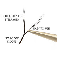 Extensions de cils en forme de W YY personnalisées en gros, 0.05/0.07, faites à la main, en fibre PBT coréenne noire mate douce, volume naturel C/D