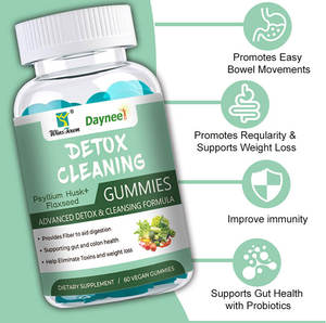 Gummies R45 à base de fibres avec psyllium, graines de lin, aloe vera, racine de réglisse, 60 gummies végétaliens, complément alimentaire à base de plantes - Product Image 2