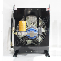 Refroidisseur d'huile hydraulique de la série HM-DLXH, pompe à huile intégrée, échangeur de chaleur de haute qualité, vente directe d'usine