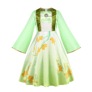 Nouvelle arrivée MS : Costume Mulan pour enfant, déguisement de princesse pour Halloween, tenue de personnage de film pour fille - Product Image 3