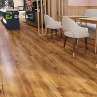 Luxuriöser Holzmaserung-Optik Umweltfreundlicher PVC-SPC-Bodenbelag Unterlage Wasserdicht Klicksystem für Innenbereich Hotels Villen 3D-Modell-Design