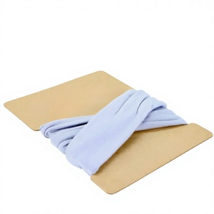 Bandeau en tissu de bambou réglable, antidérapant, doux, écologique, élastique et élégant pour le soin de la peau et le spa, pour filles et femmes - Product Image 1