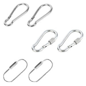 Mousqueton de sécurité industriel M7M8 en fer zingué à connexion rapide pour corde, balançoire, alpinisme et usage extérieur - Product Image 3