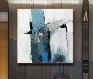 <span class=keywords><strong>Arte</strong></span> <span class=keywords><strong>contemporanea</strong></span> per Hotel progetti quadrati moderni decorazione astratta <span class=keywords><strong>pittura</strong></span> su tela per Hotel soggiorno sala da pranzo - Product Image 4