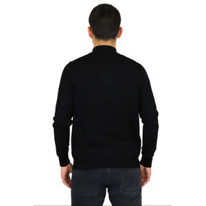 Pull à col roulé pour homme, noir, manches longues, col rond, vêtements d'hiver - Product Image 2