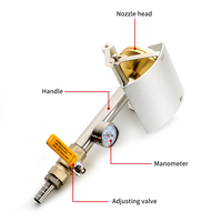 IEC 60529 IPX3 IPX4 Brass Handheld Water Spray Nozzle Waterproof Test Equipment for Electrical Products