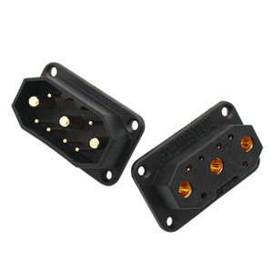 Conector integrado de 3 polos, 25A de alimentación + 6 pines, 5A de señal, conector de contacto chapado en oro para pulverización agrícola, modelo UAV RC - Product Image 3