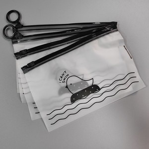 Bolsa de Lápices con Cierre de Cremallera de Dibujos Animados Reciclable, Linda Bolsa de Papelería para Estudiantes, Bolsa de Lápices de PVC Impermeable Transparente con Cierre Hermético y Serigrafía - Product Image 4