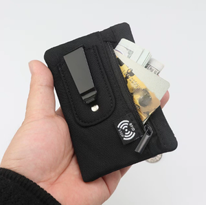 Portefeuille de <span class=keywords><strong>ceinture</strong></span> de voyage compact et discret pour cartes, argent liquide, avec protection RFID et poche de rangement dissimulée - Product Image 3