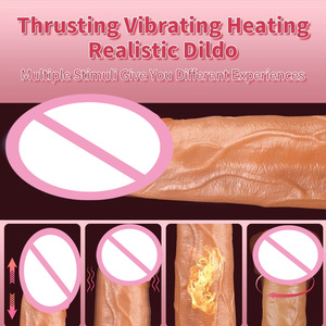 Römischer Kaiser Flüssigsilikon-<span class=keywords><strong>Dildo</strong></span> mit Kabelloser Fernbedienung, Teleskop-Schwingung, Vollautomatischer Stoßfunktion für Frauen - Product Image 3