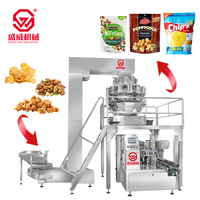 Machine d'emballage automatique rotative électrique personnalisée pour sachets Doypack, film, sachets debout, azote, popcorn, chips de pommes de terre, noix, certifiée CE