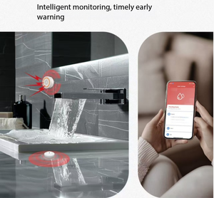 Alarma de Fugas de Agua ZigBee, <span class=keywords><strong>Sensor</strong></span> Inteligente de Fugas <span class=keywords><strong>con</strong></span> Control Remoto a través de la Aplicación Graffiti Smart Home - Product Image 3