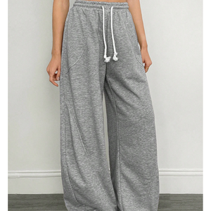 กางเกงลำลองขากว้างของผู้หญิงที่มีสไตล์และเก๋ไก๋ - Product Image 6